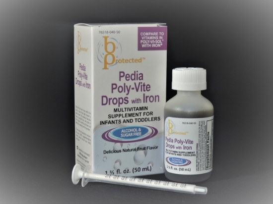 Picture of PED MULTI-VIT W-IRON 10MG/ML SOL 50ML