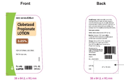 Picture of CLOBETASOL PROPIONATE .05% LOTION 59ML