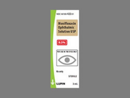 Picture of MOXIFLOXACIN HCL .5% OPSL YL 3ML