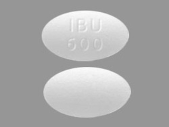 Picture of IBUPROFEN 600MG TAB WH OVL 500