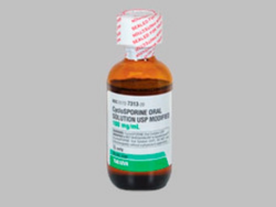 Picture of CYCLOXPORINE MODIFIED 100MG/ML SOL YL 50ML