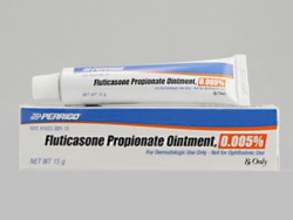 Picture of FLUTICASONE PROPIONATE .005% OIN CL 15GM - Alternate NDC