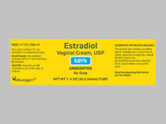 Picture of ESTRADIOL .1MG/GM .01% VAGINAL CRE WH 42.5GM