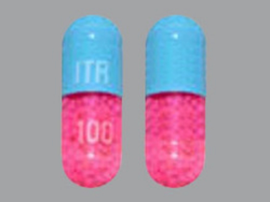 Picture of ITRACONAZOLE 100MG CAP BU OBL 30