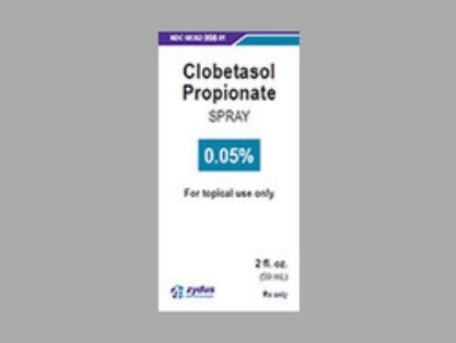 Picture of CLOBETASOL PROPIONATE .05% LIQ SPRAY CL 59ML - Exact Match