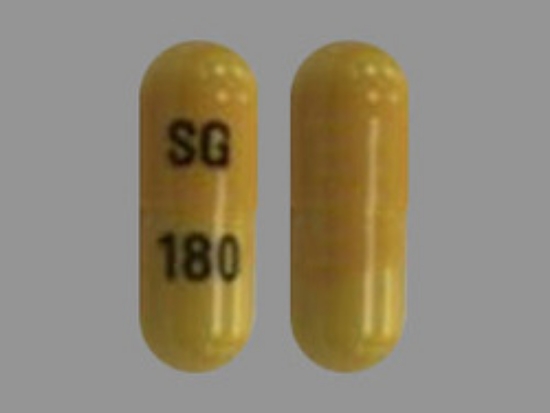 Picture of GABAPENTIN 300MG CAP YL OBL 100