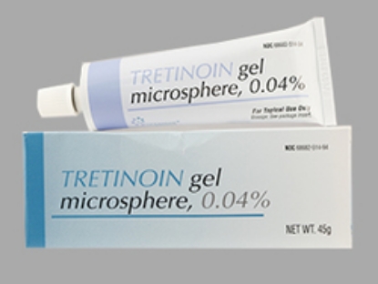 Picture of TRETINOIN MICROSPHERE .04% GEL YL 45GM - Exact Match