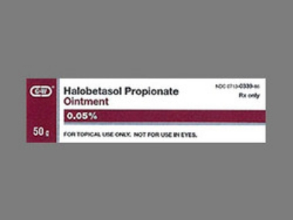 Picture of HALOBETASOL PROPIONATE .05% OINTMENT 50GM - Alternate NDC