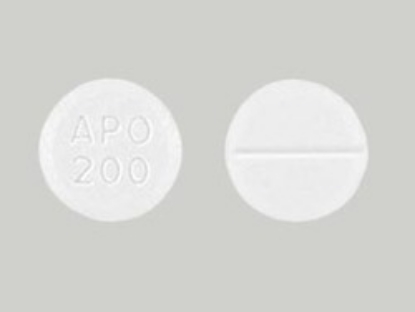 Picture of CARBAMAZEPINE 200MG TAB WH RND 1000