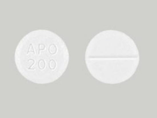 Picture of CARBAMAZEPINE 200MG TAB WH RND 1000