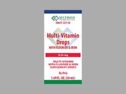 Picture of PED MULTI-VIT W-FLOR W-IRON 0.25-10MG/ML SOL