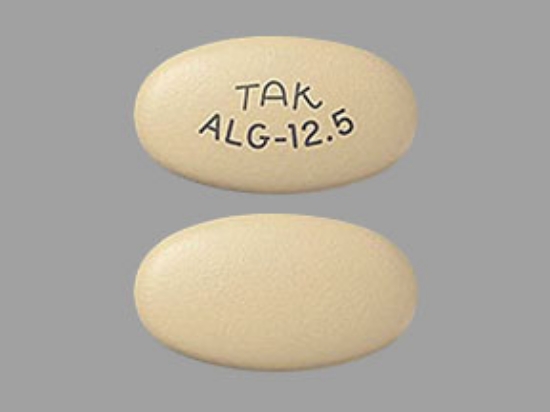 Picture of ALOGLIPTIN BENZOATE 12.5MG TAB YL OVL 30