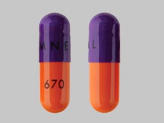 Picture of ACEBUTOLOL HCL 400MG CAP LAV/OR OBL 100