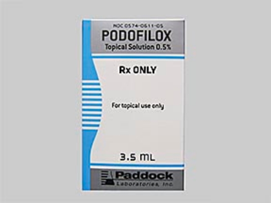 Picture of PODOFILOX .5% SOL COLORLESS 3.5ML