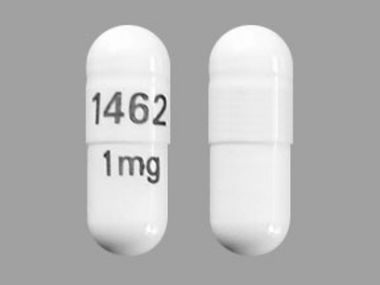 Picture of ANAGRELIDE HCL 1MG CAP WH OBL 100