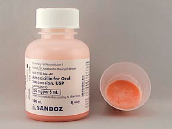 Picture of AMOXICILLIN 250MG/5ML OS 100ML