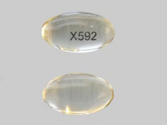 Picture of DICLOFENAC POTASSIUM 25MG CAP CL OBL 120