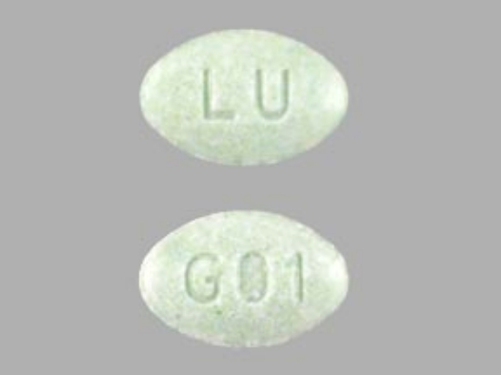 Picture of LOVASTATIN 10MG TAB GN OVL 60