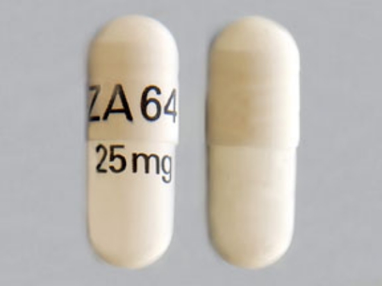 Picture of TOPIRAMATE SPRINKLES 25MG CAP WH 60