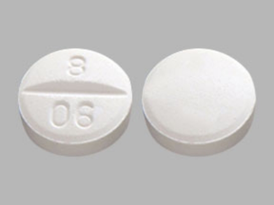 Picture of TRAZODONE HCL 100MG TAB WH RND 500