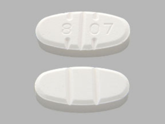 Picture of TRAZODONE HCL 150MG TAB WH OVL 500