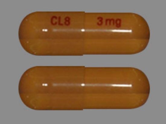 Picture of RIVASTIGMINE 3MG CAP OR OBL 60