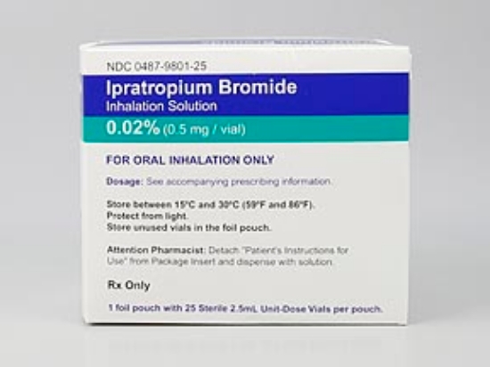 Picture of IPRATROPIUM .02%-2.5ML IS 25X2.5ML