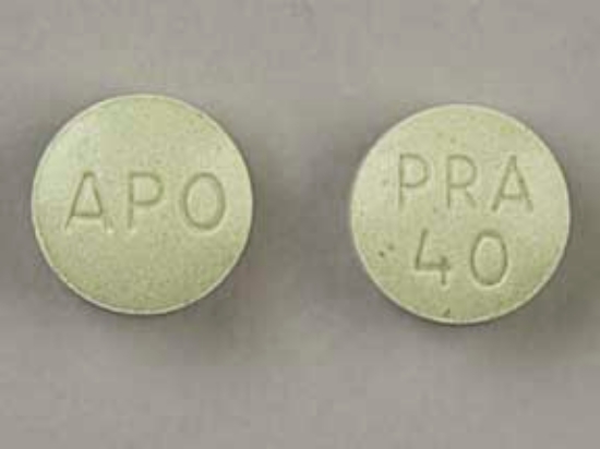 Picture of PRAVASTATIN 40MG TAB GN RND 90