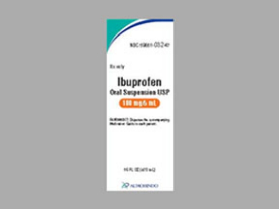 Picture of IBUPROFEN 100MG/5ML ORAL SUSP OR 473ML