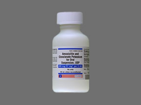 Picture of AMOXICILLIN POT CLAV 400-57MG-5ML OS WH 50ML