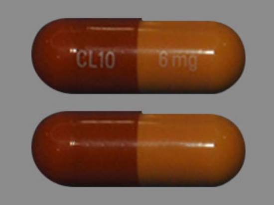 Picture of RIVASTIGMINE 6MG CAP OR OBL 60