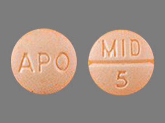 Picture of MIDODRINE HCL 5MG TAB OR RND 100