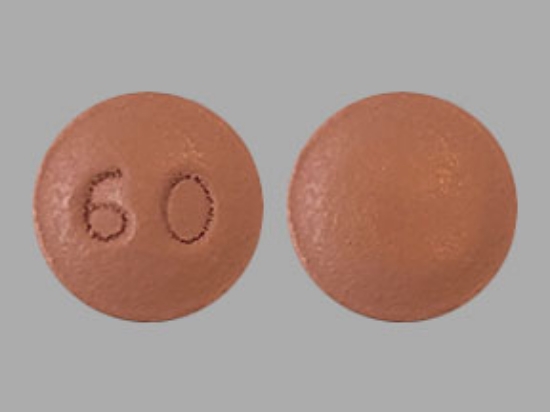 Picture of NIFEDIPINE ER 60MG TAB BR RND 300