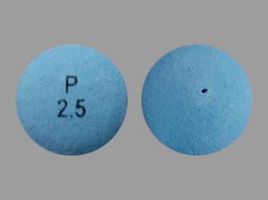 Picture of GLIPIZIDE ER 2.5MG TAB BU RND 30