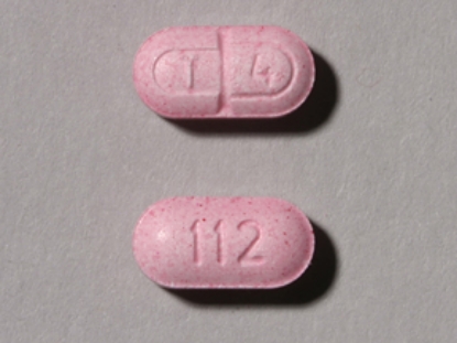 Picture of LEVOTHYROXINE SODIUM 112MCG TAB RS OB 90