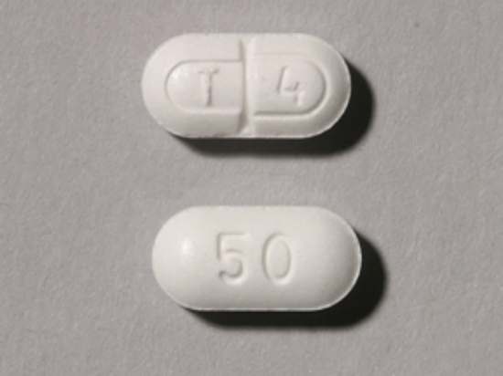 Picture of LEVOTHYROXINE SODIUM 50MCG TAB WH OBL 1000