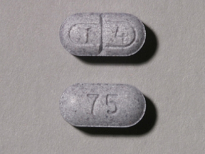 Picture of LEVOTHYROXINE SODIUM 75MCG TAB VL OBL 1000