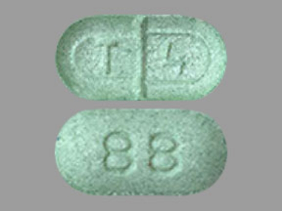 Picture of LEVOTHYROXINE SODIUM 88MCG TAB GN OBL 90