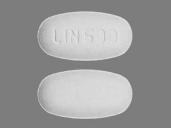 Picture of LINEZOLID 600MG TAB WH OBL 30UD