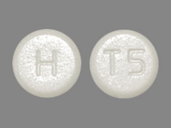 Picture of TETRABENAZINE 12.5MG TAB WH RND 112CT