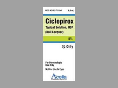 Picture of CICLOPIROX 8% TOP SOL CL 6.6ML