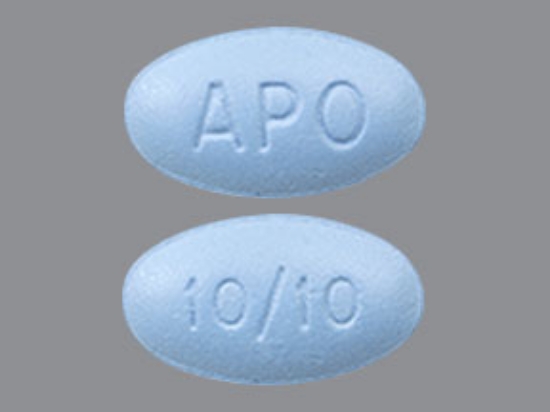 Picture of AMLODIPINE ATORVASTATIN CALCIUM 10-10MG TAB BU 30