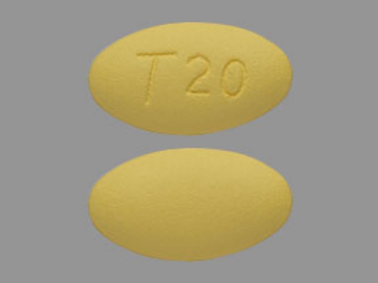 Picture of TADALAFIL 20MG TAB LIGHT YELLOW 30