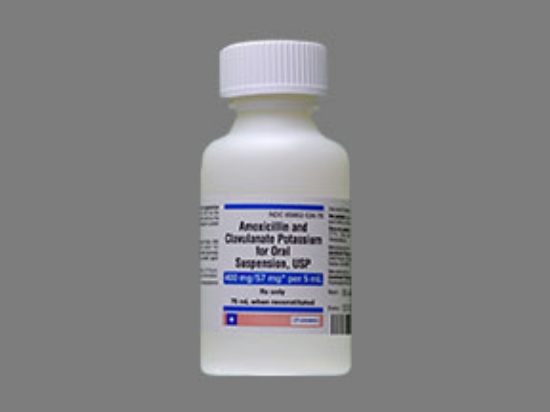 Picture of AMOXIICILLIN-CLAV K 400-57MG OS 75ML