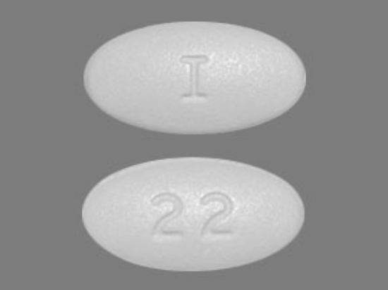 Picture of LINEZOLID 600MG TAB WH OVL 20