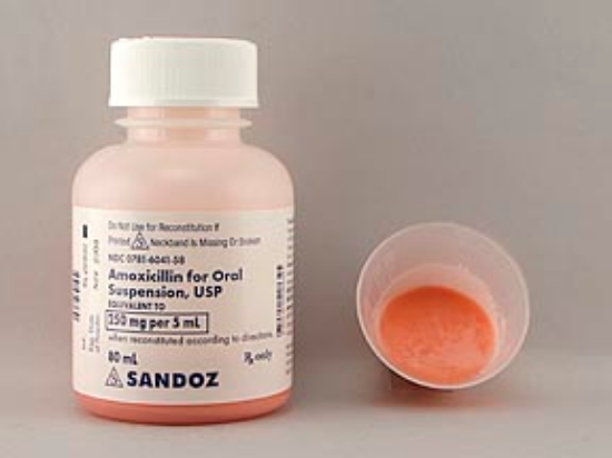 Picture of AMOXICILLIN 250MG/5ML OS PK 150ML