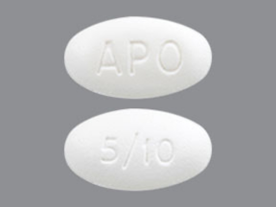 Picture of AMLODIPINE ATORVASTATIN CALCIUM 5-10MG TAB WH 30