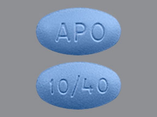 Picture of AMLODIPINE ATORVASTATIN CALCIUM 10-40MG TAB BU 30