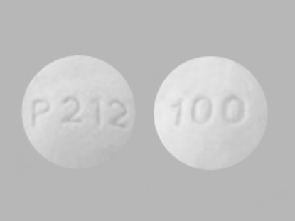 Picture of ACARBOSE 100MG TAB WH RND 100