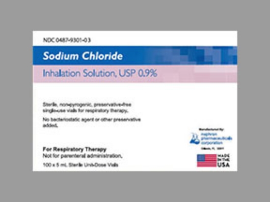 Picture of SODIUM CHLORIDE .9% NEB SOLUTION CL 100X3ML